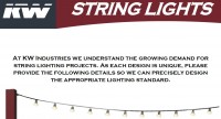 KW String Lights / Catenary poles things to know