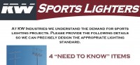 KW Sports Lighting Poles (things to know)