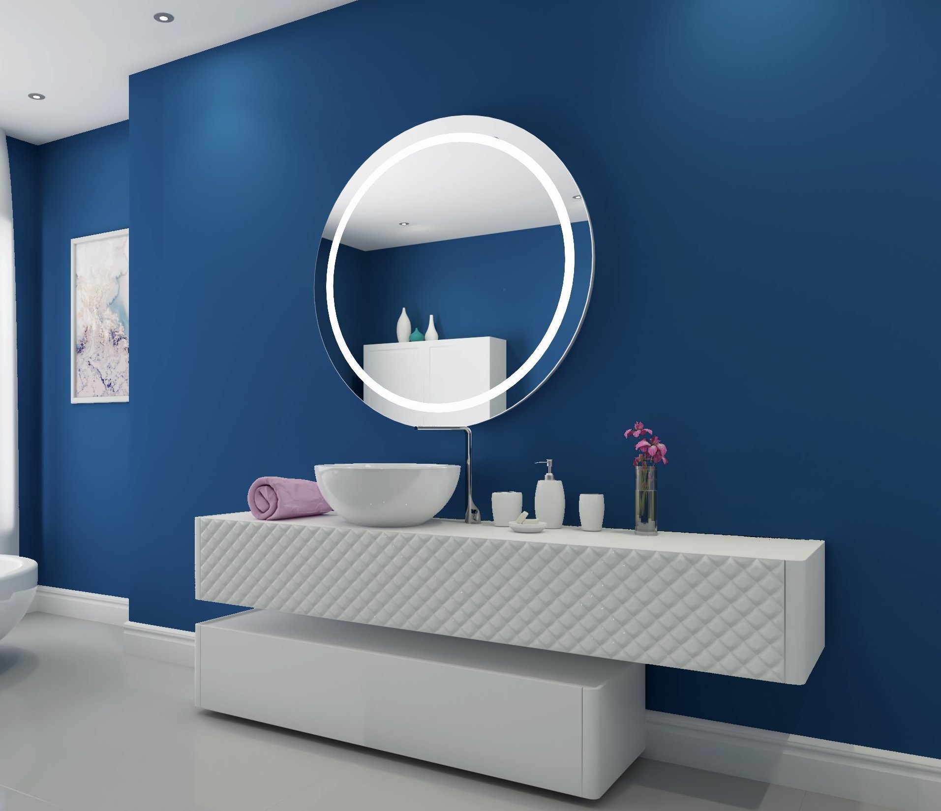 Dimmable Lighted Mirror Harmony